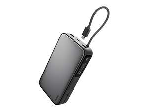 Aukey Spark Sling PB-Y48 20000 mAh 130 W Powerbanka s kabelem, šedá