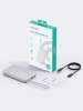 Aukey Spark Sling PB-Y53 10000 mAh Slim Powerbanka s kabelem USB-C, bílá
