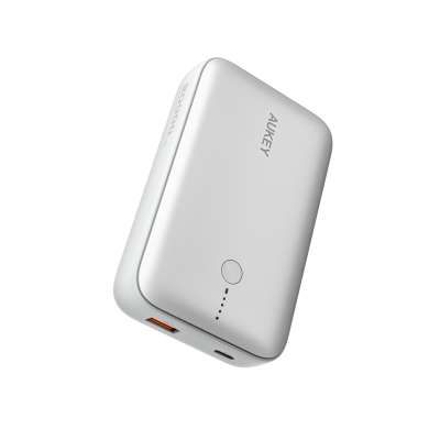 Aukey Spark Mini PB-Y57 20000mAh 22.5 W Powerbanka s C-C30CM kabelem, bílá