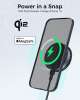 Aukey MagLink Halo LC-G10 Magnetická bezdrátová nabíječka Qi2 s aktivním chladícím systémem