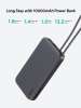Aukey Spark Sling PB-Y53 10000 mAh Slim Powerbanka s kabelem USB-C, šedá