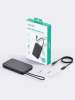 Aukey Spark Sling PB-Y53 10000 mAh Slim Powerbanka s kabelem USB-C, šedá