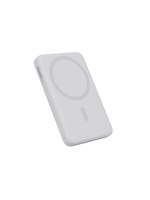 Aukey PB-MS03 5000 mAh Magnetická bezdrátová nabíjecí Powerbanka 15 W, bílá