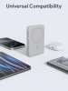 Aukey PB-MS04 10000 mAh Magnetická bezdrátová nabíjecí Powerbanka 20 W, bílá