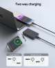 Aukey PB-MS05 6700 mAh Magnetická bezdrátová nabíjecí Powerbanka 15 W Qi2, šedá