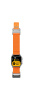 Aulumu A11 Mag Buckle Slim řemínek pro Apple Watch, stříbrná spona, oranžový pásek
