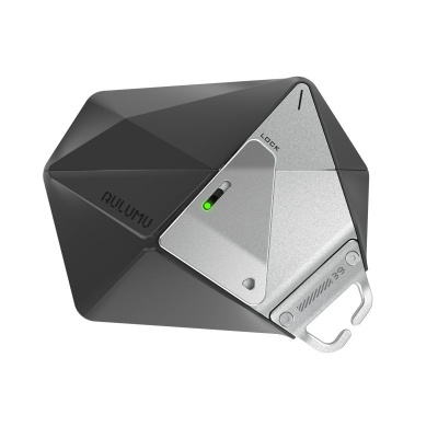 Aulumu A39 Geometric Lock & Lanyard Pouzdro na AirPods 3 Pro, Black