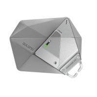 Aulumu A39 Geometric Lock & Lanyard Pouzdro na AirPods 3 Pro, Gray