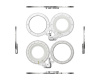 Aulumu G09 Ghost Infinite 360° MagSafe Stojánek, Orange