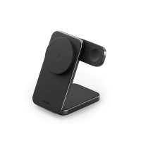 ENERGEA MagTrio Plus bezdrátová nabíječka 3v1 Qi2, Gunmetal