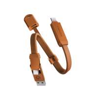 ENERGEA Sheath Key 2v1 nabíjecí a datový kabel na klíčenku (60 W), Orange
