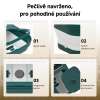 Naipo FS-FM015 Green Skládací masážní vanička