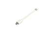 ROMOSS skinny PG 01 White Power Bank,Capacity: 3000mAh (Cell: Li-polymer ),Micro USB & Lightning dua