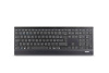 Rapoo E9500M multi-mode bezdrátová ultra-slim klávesnice černá CZ/SK