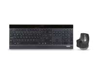 Rapoo 9900M multi-mode bezdrátový ultra-slim set klávesnice a myš CZ/SK