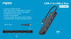 Rapoo UCH-4001 USB-C to USB-A Hub