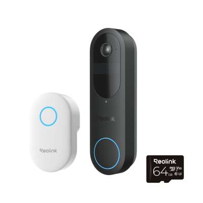 Reolink D340B + Chime bateriový videozvonek Wi-Fi + 64GB microSD karta