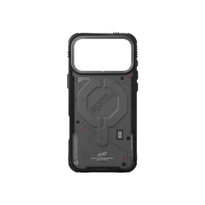 SKINARMA Vigor Mag-Charge ochranný kryt na iPhone 17 Pro, Charcoal