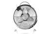 Tristar VE-5967 Ventilátor stolní Retro design bílý