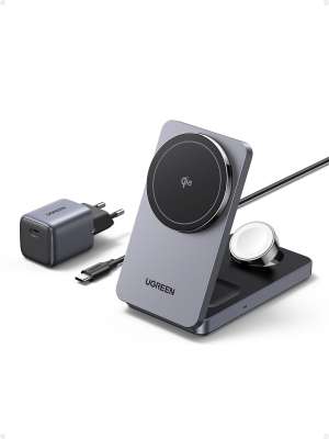 UGREEN 45025 Qi2 3v1 Bezdrátová nabíječka MagFlow