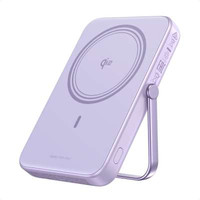 UGREEN 45337 10000 mAh 20 W Magnetická bezdrátová mini powerbanka se stojánkem