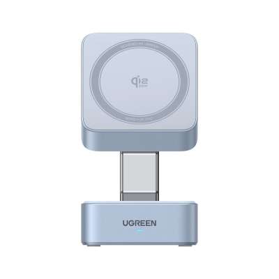 UGREEN 55960 Bezdrátová nabíječka 2v1 Magflow Qi2.2 25W