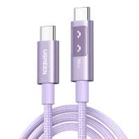 UGREEN 65216 Rychlonabíjecí kabel USB-C na USB-C Fialový 2m