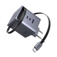 UGREEN 65828 GaN Rychlonabíječka se zatahovacím kabelem 100W