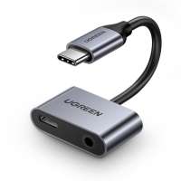 UGREEN 50596 2 Porty USB-C Hub + 3.5mm Audio