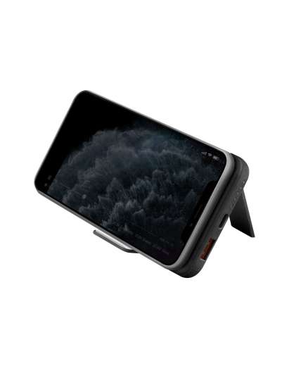 Uniq HydeAir View USB-C 18W power delivery, bezdrátová powerbanka / nabíječka 10.000mAh – šedá