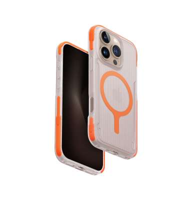 UNIQ Combat Active MagClick charging ochranný kryt na iPhone 16 Pro Volt orange
