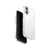 UNIQ Airsuit MagClick charging ochranný kryt na iPhone 17, Glossy clear/white