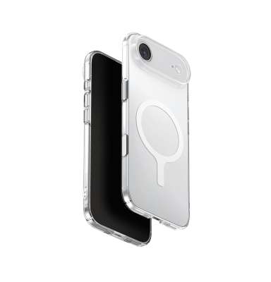 UNIQ Airsuit MagClick charging ochranný kryt na iPhone Air, Glossy clear/white