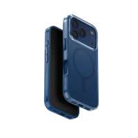 UNIQ Clario MagClick charging ochranný kryt na iPhone 17 Pro, Royal blue