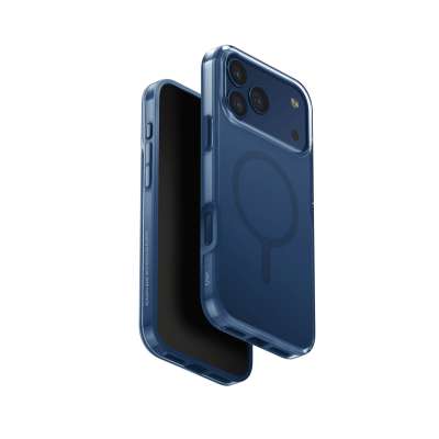 UNIQ Clario MagClick charging ochranný kryt na iPhone 17 Pro Max, Royal blue