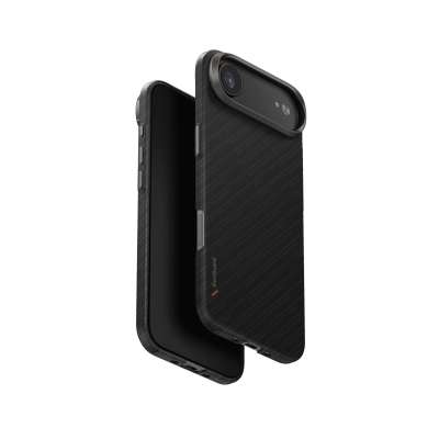UNIQ Keva Edge MagClick charging ochranný kryt na iPhone Air, Carbon black