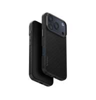 UNIQ Keva Edge MagClick charging ochranný kryt na iPhone 17 Pro, Carbon black