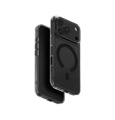 UNIQ Airsuit MagClick charging ochranný kryt na iPhone 17 Pro/18 Pro, Glossy smoke