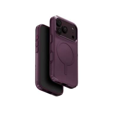 UNIQ Clario MagClick charging ochranný kryt na iPhone 17 Pro/18 Pro, Fig purple