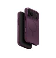 UNIQ Clario MagClick charging ochranný kryt na iPhone 17 Pro Max/18 Pro Max, Fig purple