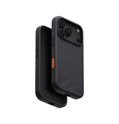 UNIQ Lino ochranný kryt na iPhone 17 Pro/18 Pro, Charcoal grey