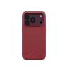 UNIQ Lino ochranný kryt na iPhone 17 Pro/18 Pro, Cranberry red