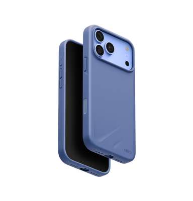 UNIQ Lino ochranný kryt na iPhone 17 Pro Max/18 Pro Max, Pebble blue