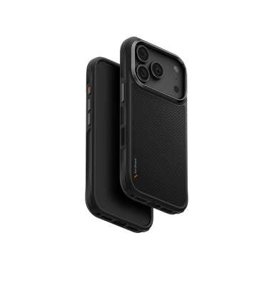 UNIQ Keva MagClick charging ochranný kryt na iPhone 17 Pro/18 Pro, Carbon black