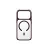 UNIQ Veren MagClick charging ochranný kryt na iPhone 17 Pro/18 Pro, Burgundy frost