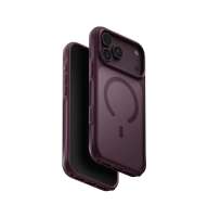 UNIQ Veren MagClick charging ochranný kryt na iPhone 17 Pro Max/18 Pro Max, Burgundy frost