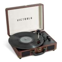 Victrola VSC-400SB-DBR-INT Journey+ gramofon tmavě hnědý