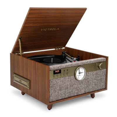 Victrola VTA-830SB-WLN-INT Century Signature 6v1 gramofon hnědý