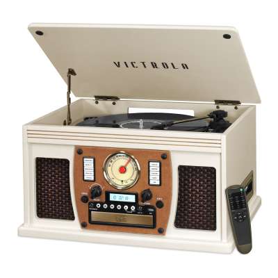 Victrola Navigator 8v1 gramofon bílý