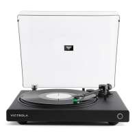 Victrola VPT-1520-BLK-INT Wave gramofon černý